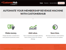 Tablet Screenshot of customerhub.com